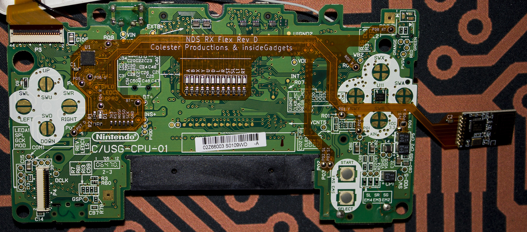 DS Lite Wireless RX Flex Board